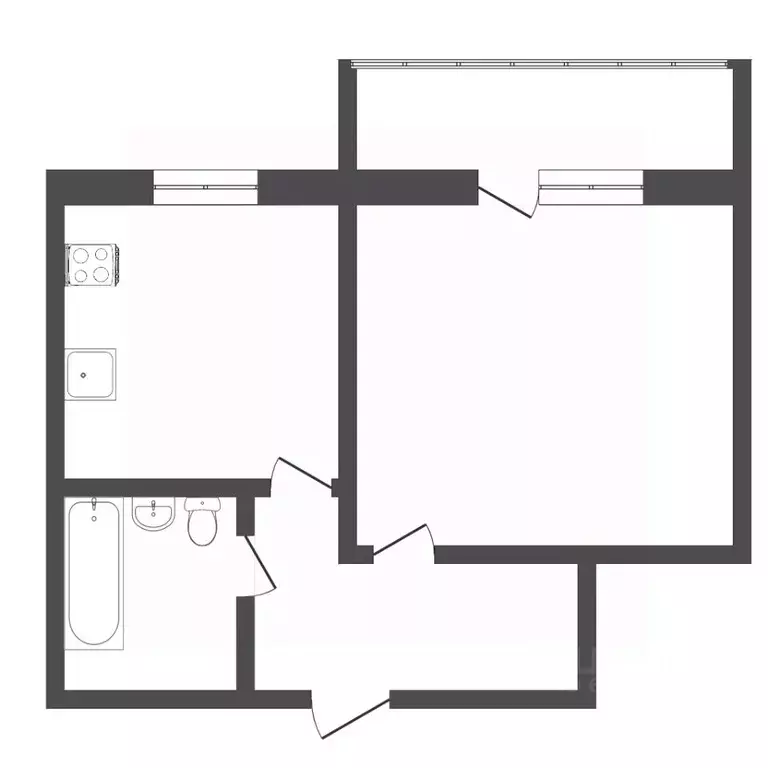 1-к кв. Пермский край, Пермь ул. Звонарева, 2/1 (32.6 м) - Фото 1