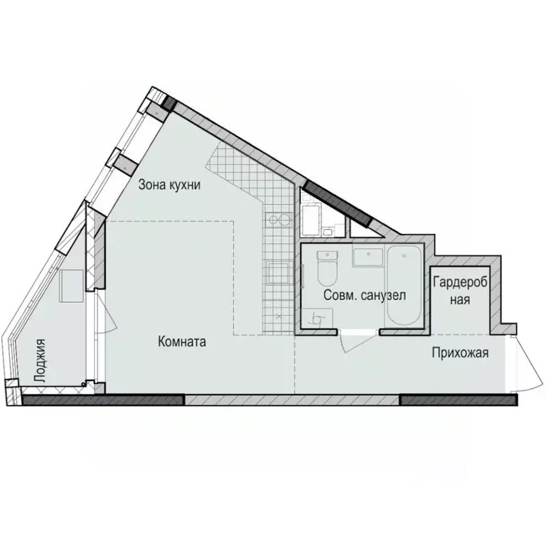 Студия Татарстан, Казань Седьмое Небо жилрайон, Унай жилой комплекс ... - Фото 1