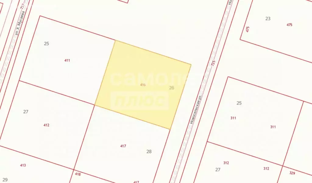 Участок в Старые Камышлы, Новосельская улица, 26 (14.38 м) - Фото 2
