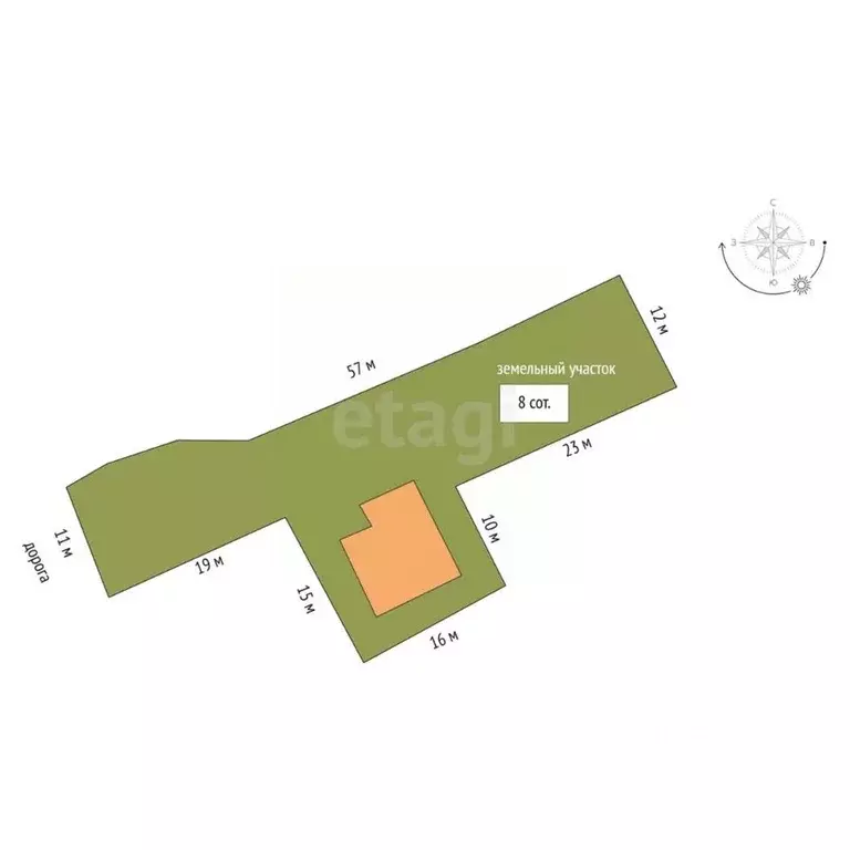 Дом в Ханты-Мансийский АО, Нягань ул. Сутормина (109 м) - Фото 1