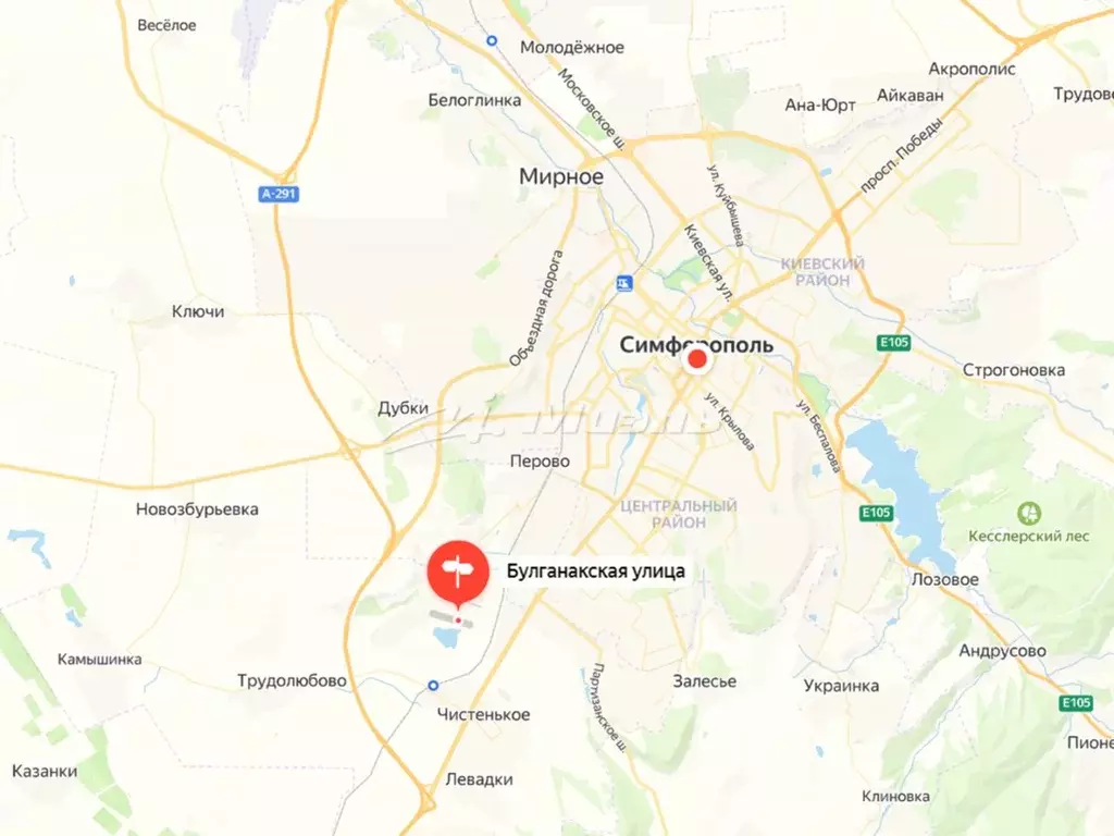 Участок в Крым, Симферопольский район, Чистенское с/пос, Родничок СПК ... - Фото 2