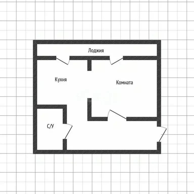 1-к кв. Курганская область, Курган ул. Бажова, 132А (35.5 м) - Фото 2