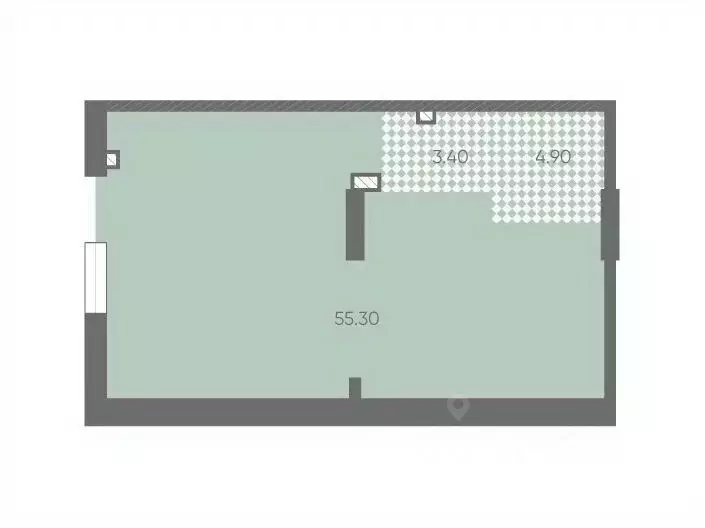 Помещение свободного назначения в Санкт-Петербург Морская миля жилой ... - Фото 1