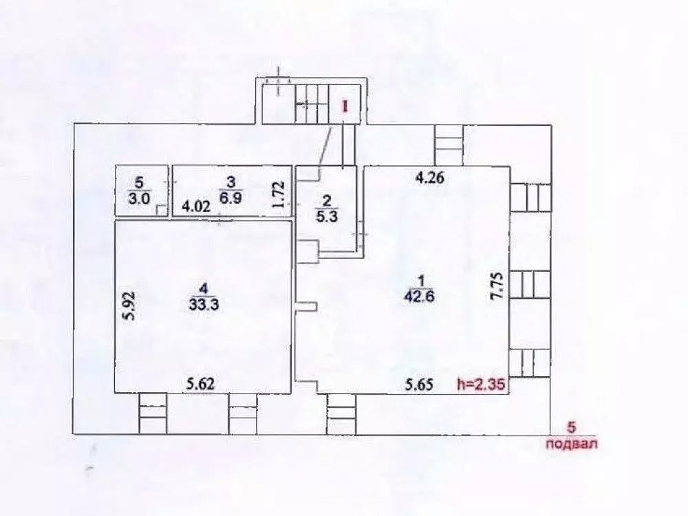 Торговая площадь в Москва Новая Басманная ул., 20С5 (318 м) - Фото 2