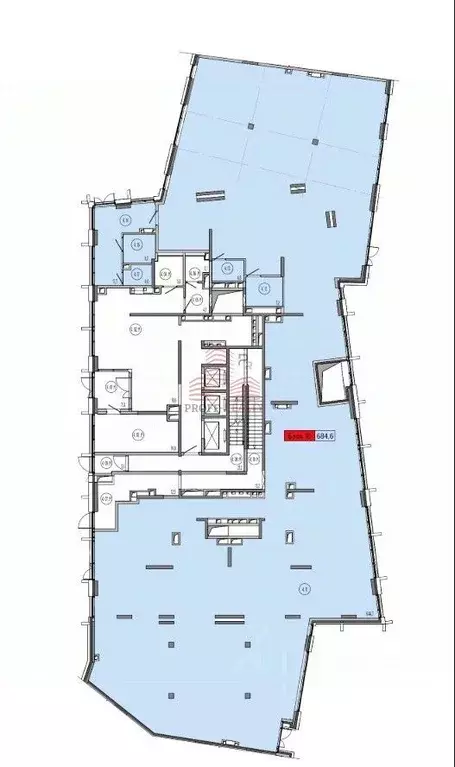 Помещение свободного назначения в Москва Союз жилой комплекс, к4 (685 ... - Фото 2