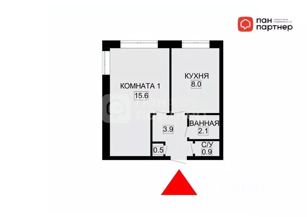 1-к кв. санкт-петербург ул. замшина, 25к2 (31.0 м) - Фото 0