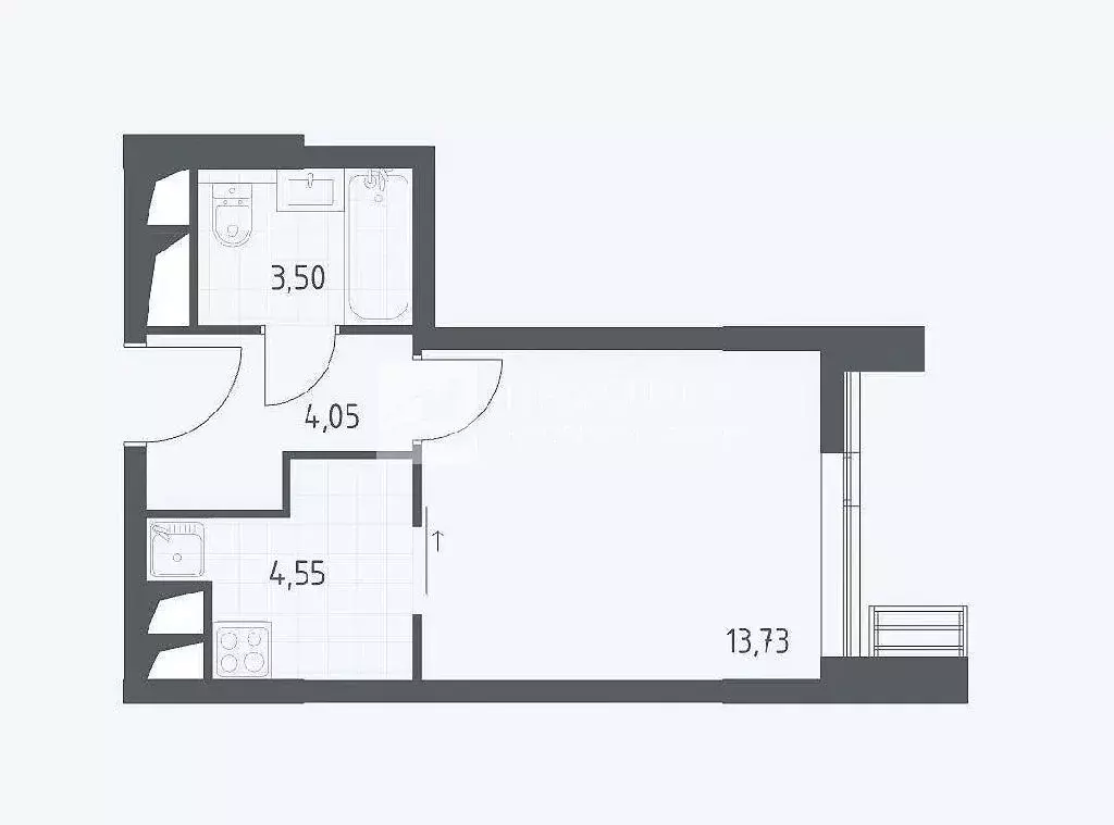 Продается 1-комнатная квартира - Фото 1