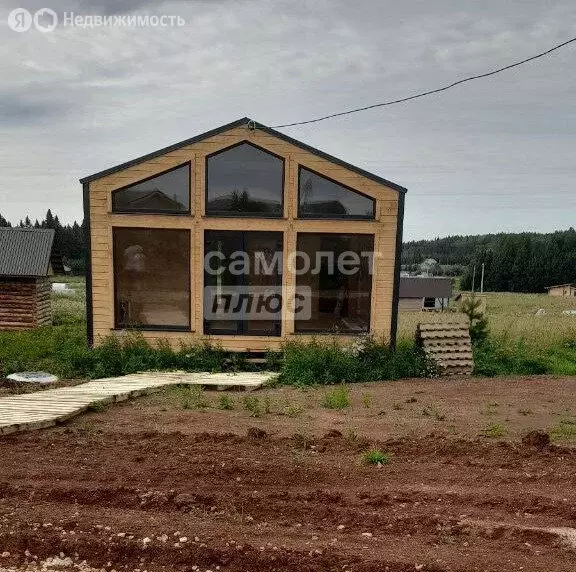 Дом в Пермский муниципальный округ, деревня Большакино, коттеджный ... - Фото 1