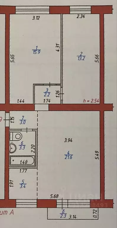 3-к кв. Удмуртия, Ижевск Удмуртская ул., 247 (62.6 м) - Фото 1