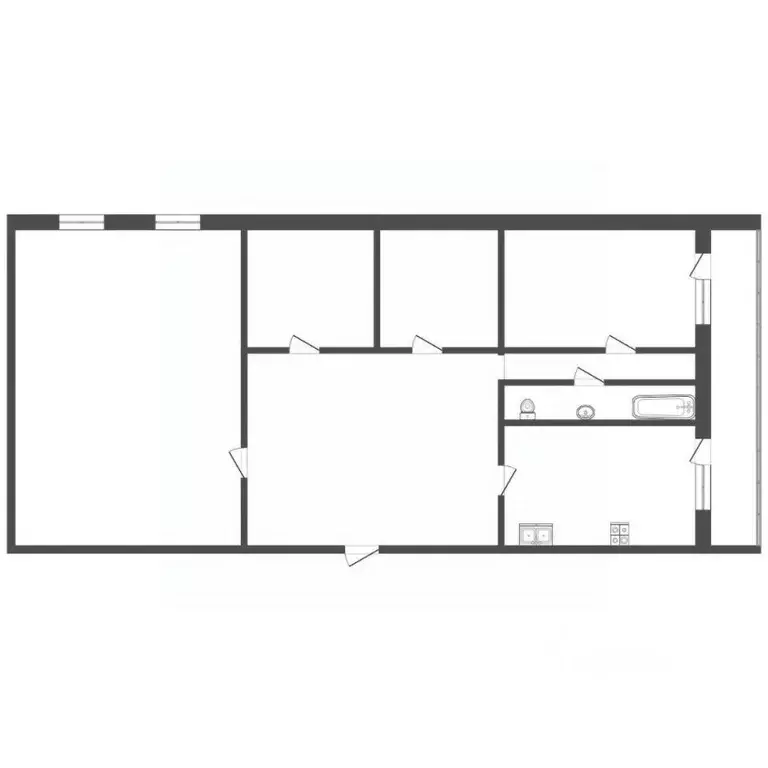 2-к кв. Крым, Бахчисарай ул. Мира, 12 (53.3 м) - Фото 2