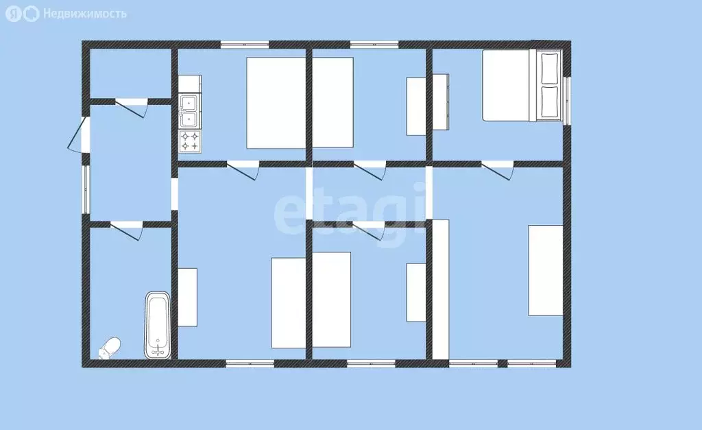 Дом в Губкин, улица Ватутина (75 м) - Фото 2