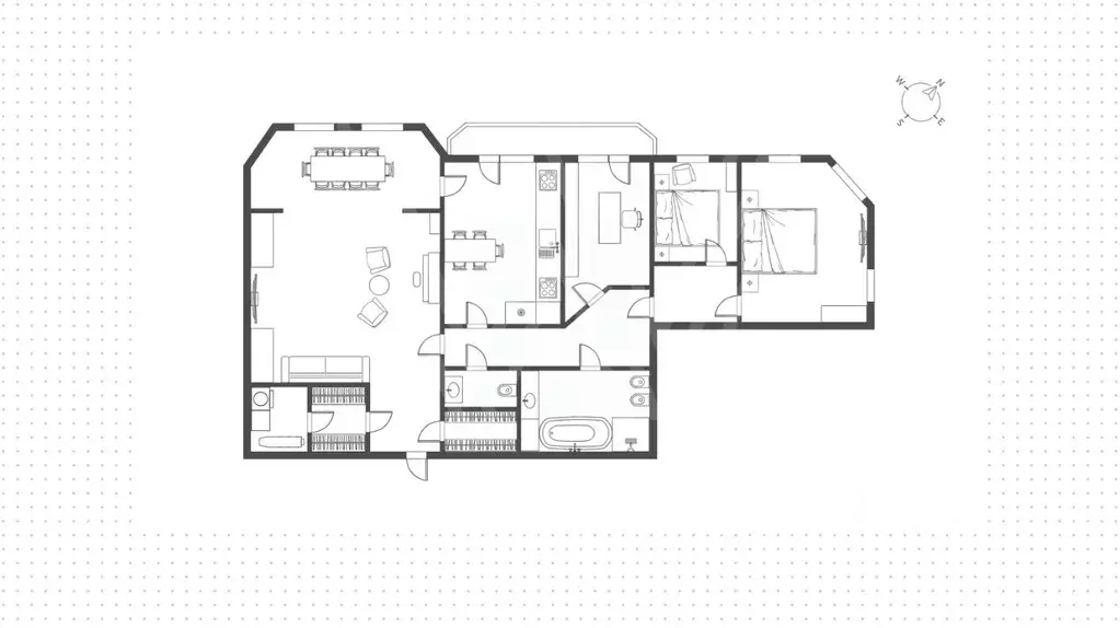 4-к кв. москва хлыновский туп, 4 (150.0 м) - Фото 1