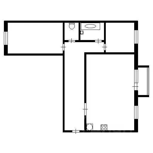 3-к кв. Омская область, Омск Московка-2 мкр, ул. Шакурова, 12 (63.0 м) - Фото 1