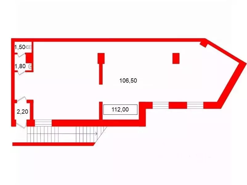 Помещение свободного назначения в Санкт-Петербург Лиственная ул., 18к1 ... - Фото 2
