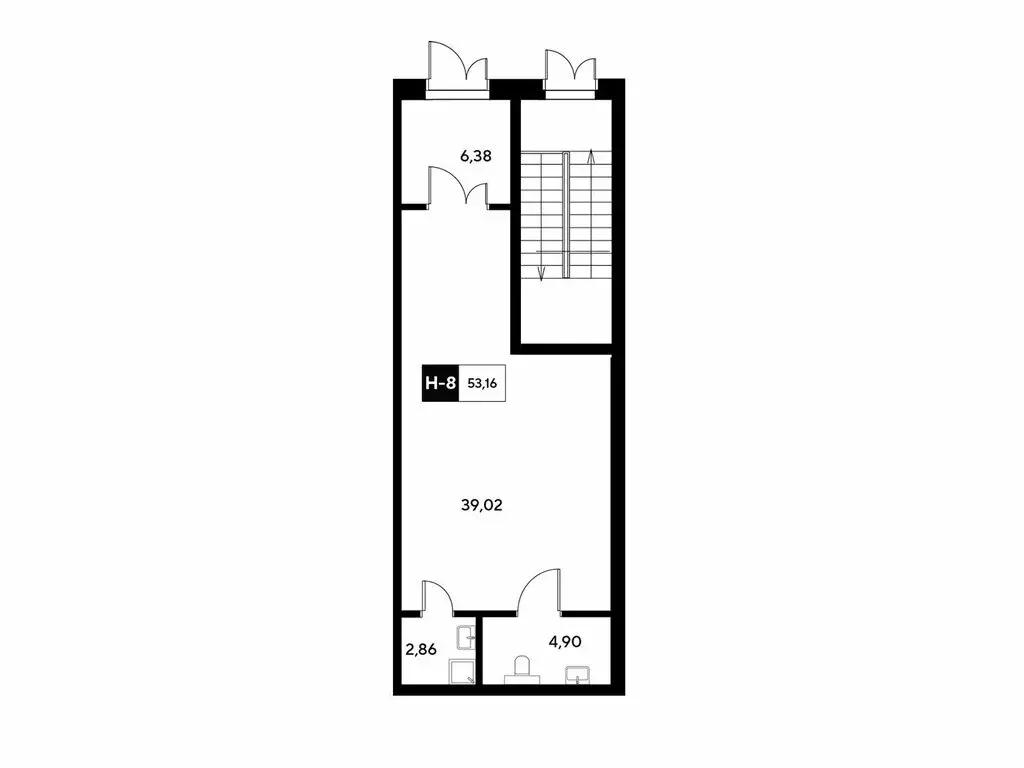 Офис (53.16 м) - Фото 1