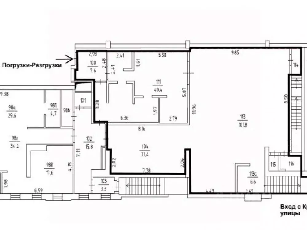 Торговая площадь в Москва Краснопролетарская ул., 4 (273 м) - Фото 1