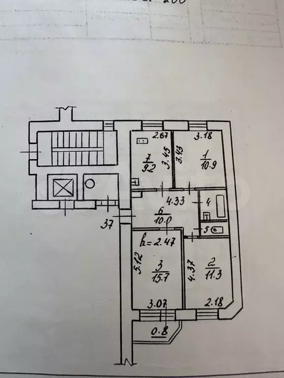 3-к. квартира, 62 м, 9/10 эт. - Фото 0