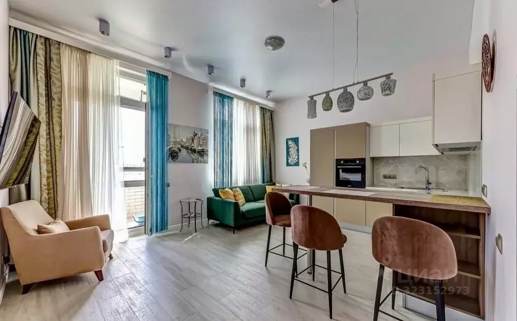 1-к кв. Санкт-Петербург Полтавский проезд, 3 (57.0 м) - Фото 1