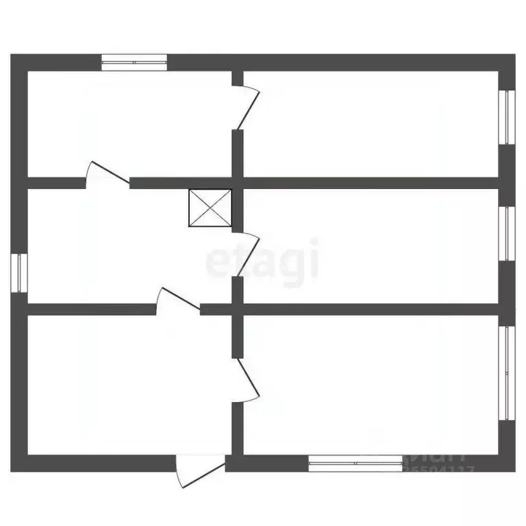 Дом в Севастополь с. Широкое, ул. Булгакова, 84 (55 м) - Фото 1