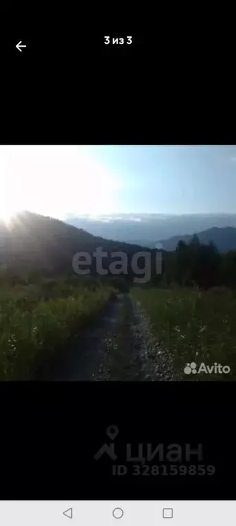 Участок в Алтай, Майминский район, Манжерокское с/пос, с. Озерное ул. ... - Фото 1