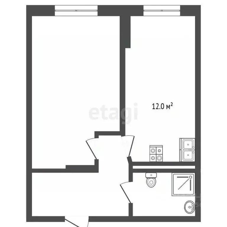 1-к кв. Краснодарский край, Анапа Алексеевка мкр, ул. Ленинградская, ... - Фото 2