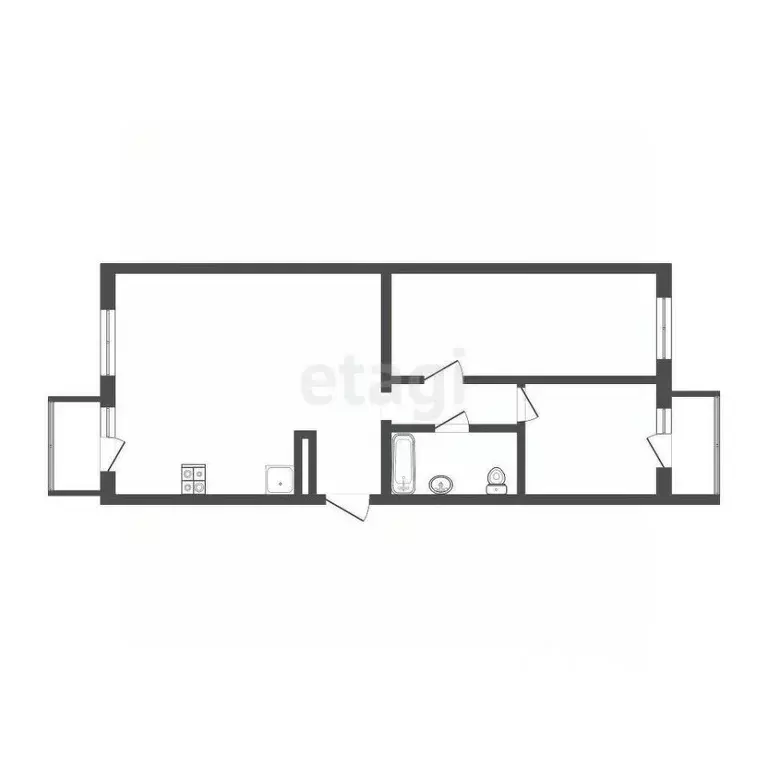 3-к кв. Камчатский край, Елизово ул. Завойко, 55 (73.3 м) - Фото 2