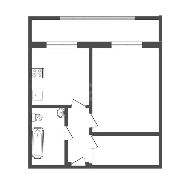 1-комнатная квартира: Ясногорск, улица Машиностроителей, 7 (33 м) - Фото 1