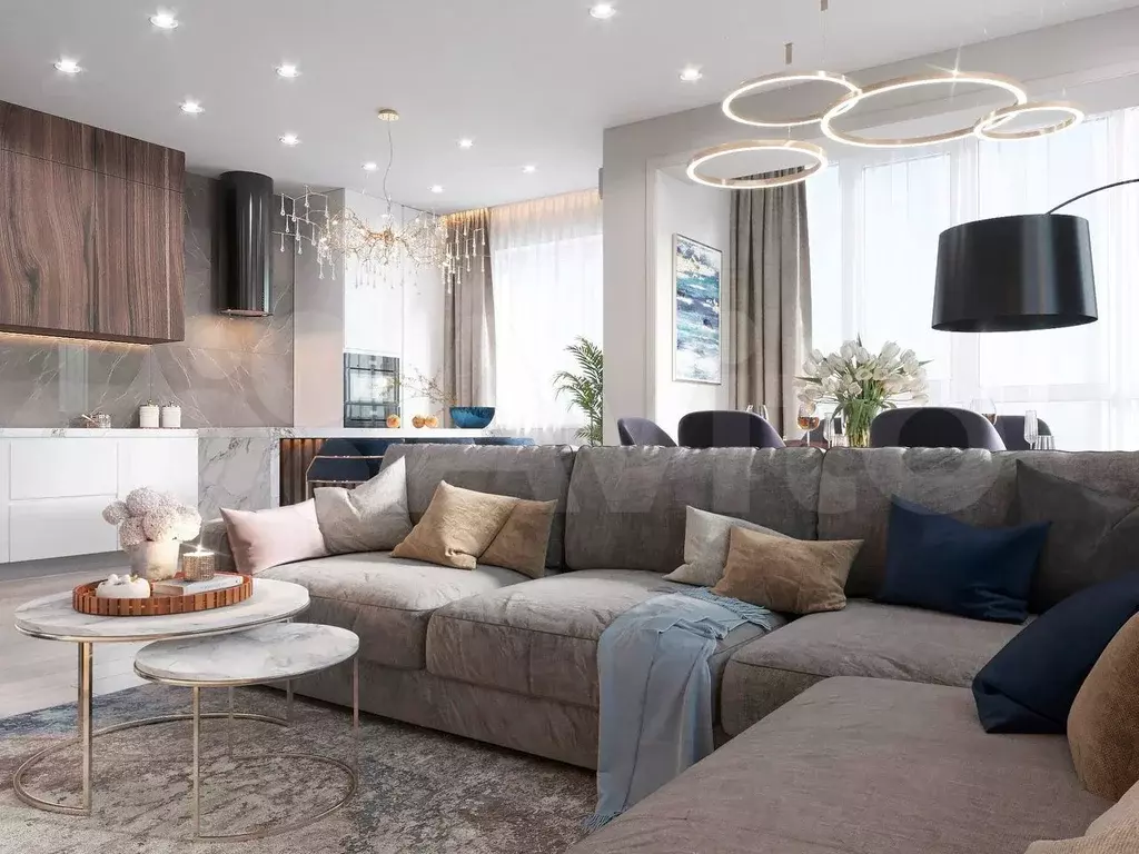 2-к. квартира, 59 м, 9/9 эт. - Фото 0