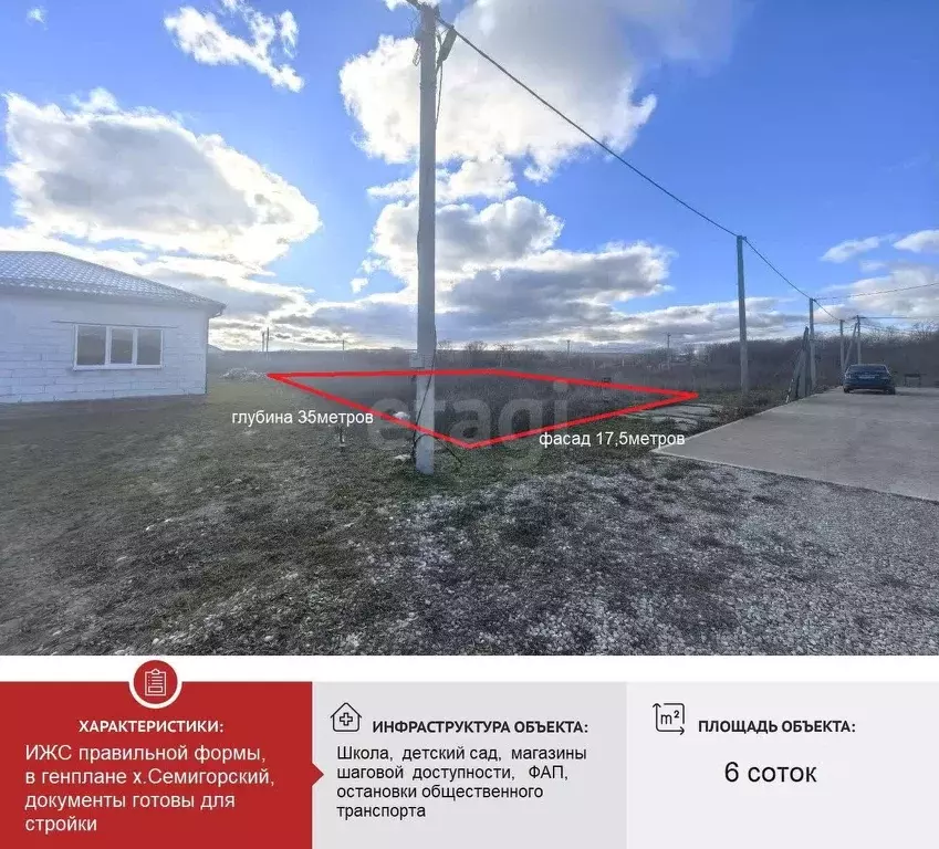 Участок в Краснодарский край, Новороссийск городской округ, ... - Фото 0