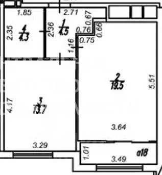 1-к кв. Рязанская область, Рязань Быстрецкая ул., 18к3 (43.0 м) - Фото 1