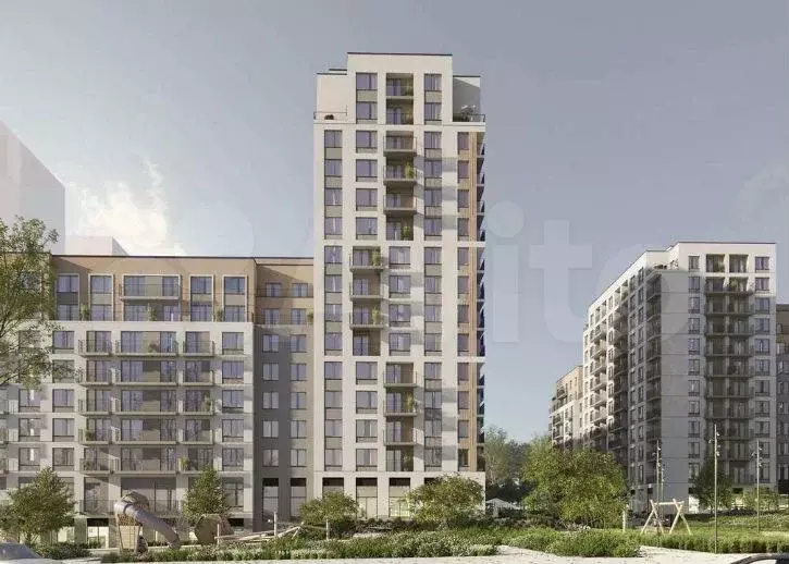 3-к. квартира, 90,2 м, 5/9 эт. - Фото 1