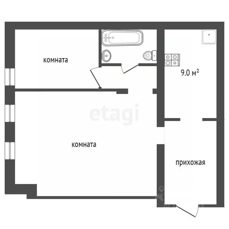 2-к кв. Коми, Сыктывкар ул. Водопьянова, 4 (62.1 м) - Фото 1