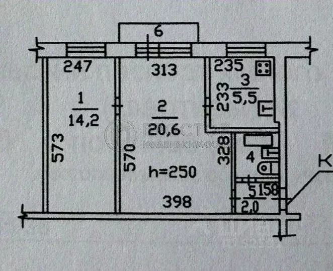 2-к кв. Московская область, Реутов просп. Мира, 10 (45.1 м) - Фото 2