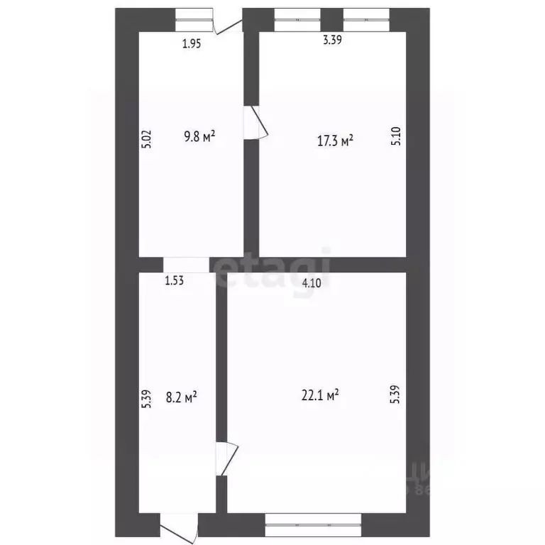 Дом в Крым, Сакский район, Новофедоровка пгт ул. 30-го Авиаполка (63 ... - Фото 2