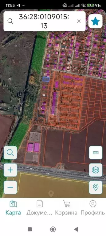 Участок в Воронежская область, Семилуки Южный мкр, ул. Земская (20.0 ... - Фото 2