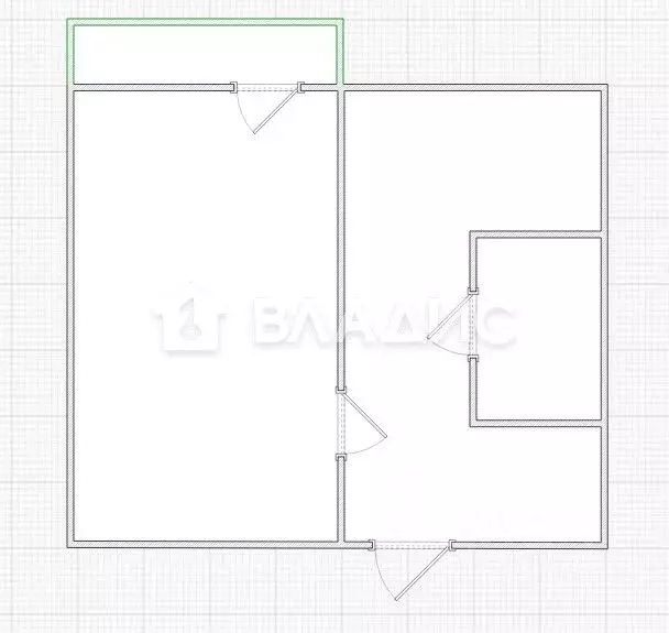 1-к кв. Пензенская область, Пенза Ладожская ул., 13 (37.9 м) - Фото 2