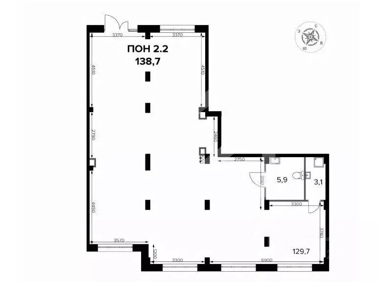 Помещение свободного назначения в Московская область, Ленинский ... - Фото 2
