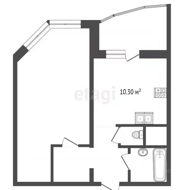 1-к кв. Москва Заповедная ул., 18к4 (43.8 м) - Фото 1