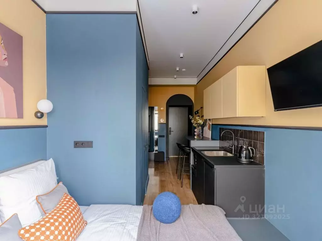 Комната Москва Большой Николопесковский пер., 13 (16.0 м) - Фото 2