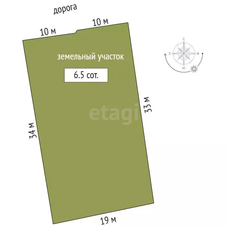 Участок в Ростовская область, Ростов-на-Дону Нижнегниловской кв-л,  ... - Фото 1