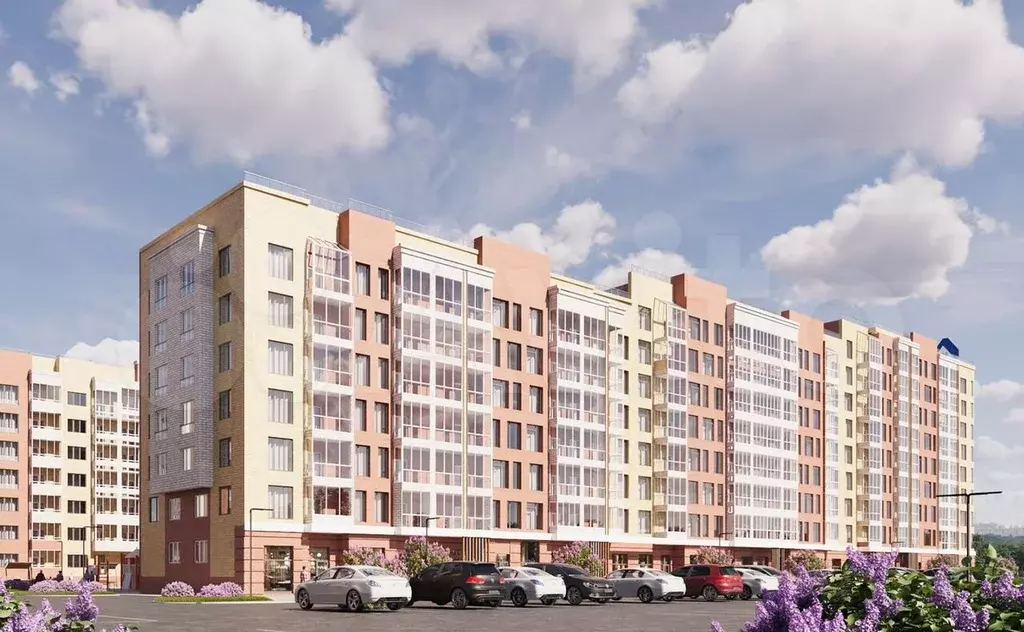 2-к. квартира, 54,4 м, 2/7 эт. - Фото 0