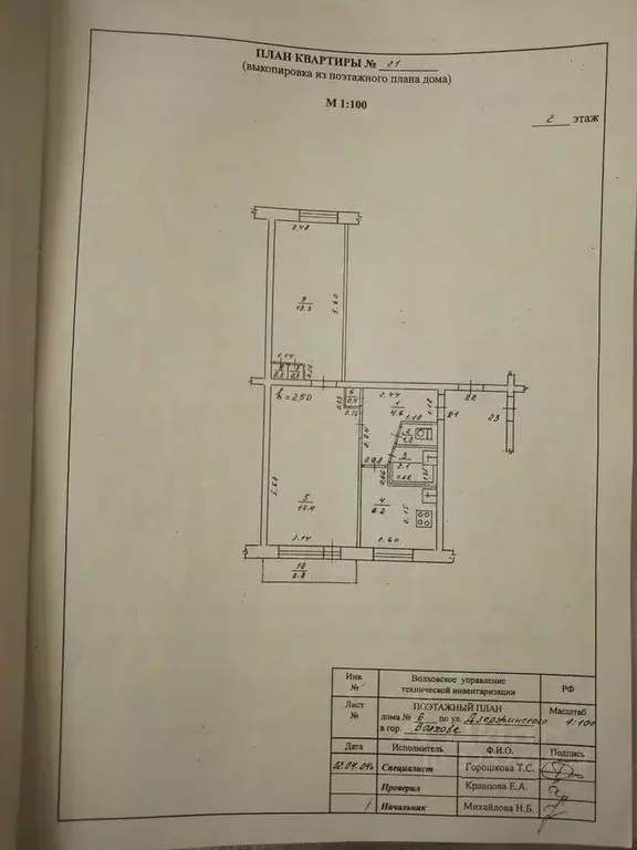 Квартира, 2 комнаты, 45 м - Фото 1