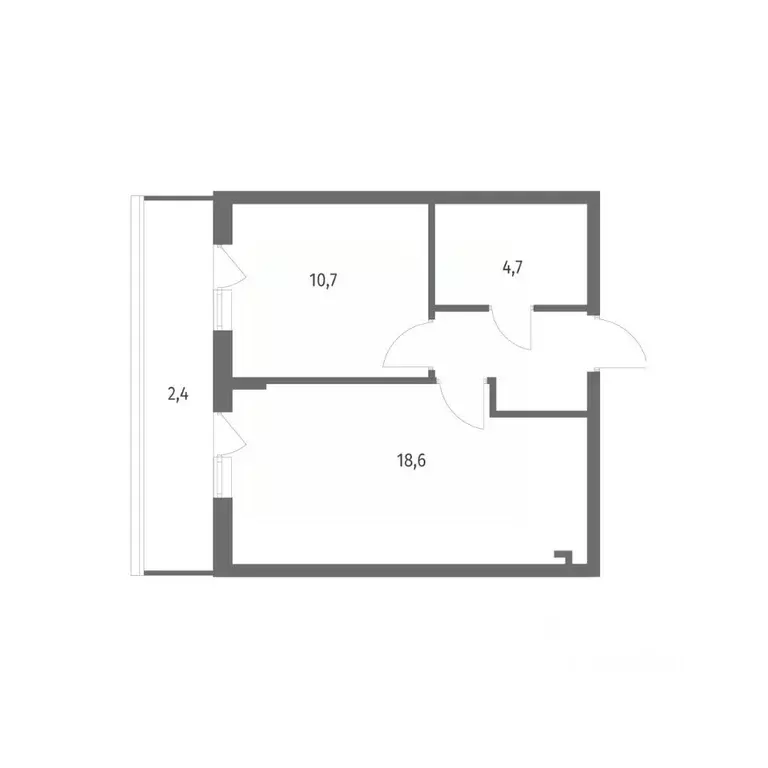 1-к кв. Калининградская область, Калининград пос. Лермонтовский, ул. ... - Фото 1