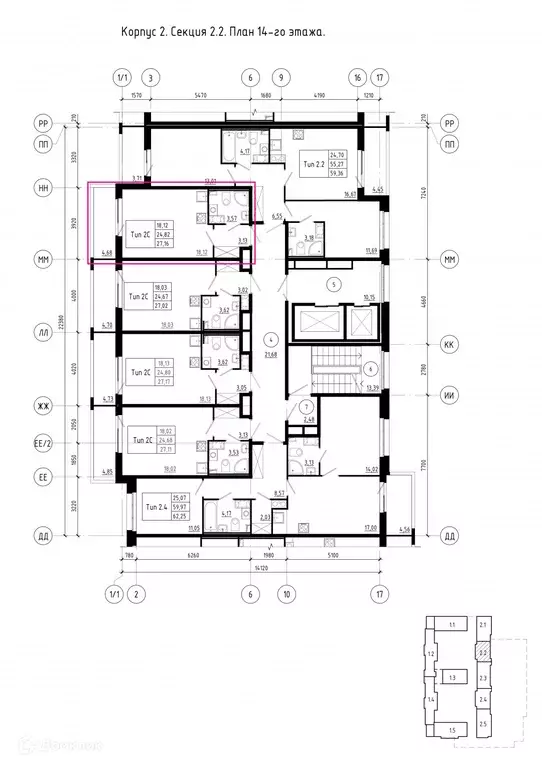 Продаётся квартира-студия, 24.82 м - Фото 1