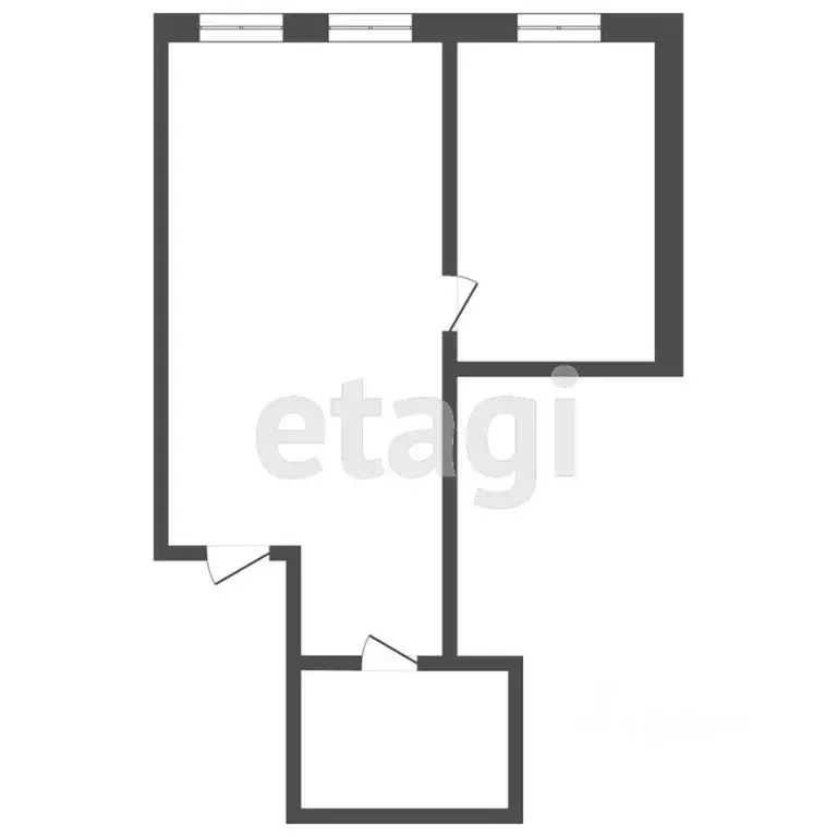 1-к кв. Тюменская область, Тюмень ул. Академика Сахарова, 38 (51.1 м) - Фото 2