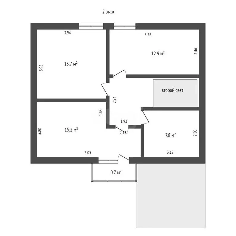 Дом в село Рощинский, Сосновая улица (226 м) - Фото 1