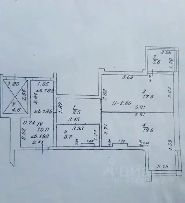 2-к кв. Краснодарский край, Анапа ул. Ленина, 178к2 (49.3 м) - Фото 2