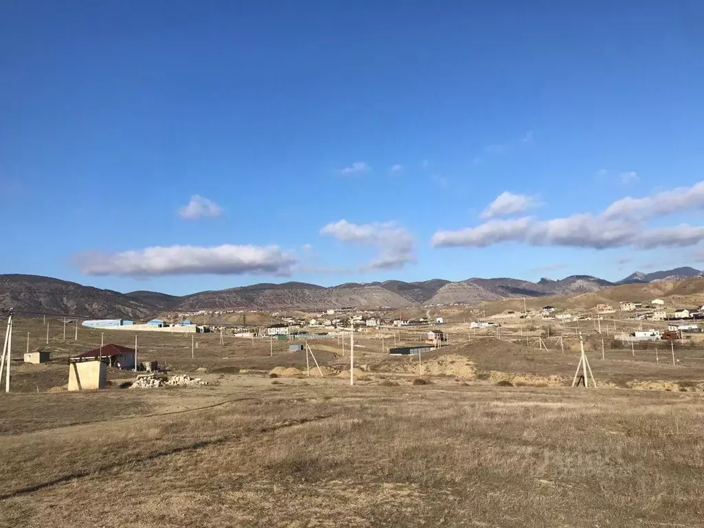 Участок в Крым, Судак муниципальный округ, с. Миндальное пер. ... - Фото 0