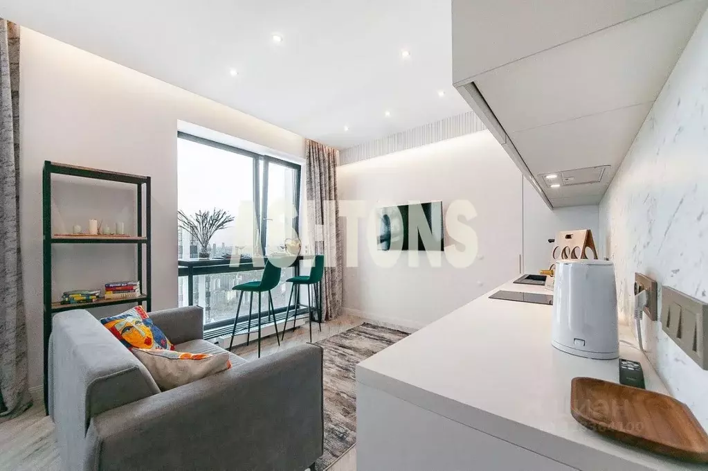 Студия Москва ул. Народного Ополчения, 15К3 (40.0 м) - Фото 2