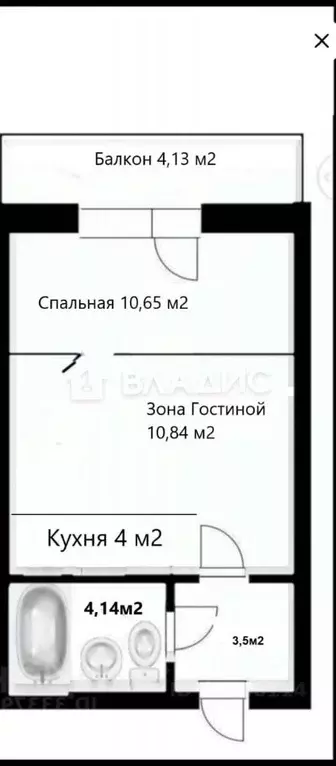 1-к кв. Новосибирская область, Новосибирск ул. Плющихинская, 9 (36.0 ... - Фото 1